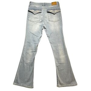 Austin Landing Jeans Womens 13/31 Light Wash Mid Rise Bootcut Stretch Denim